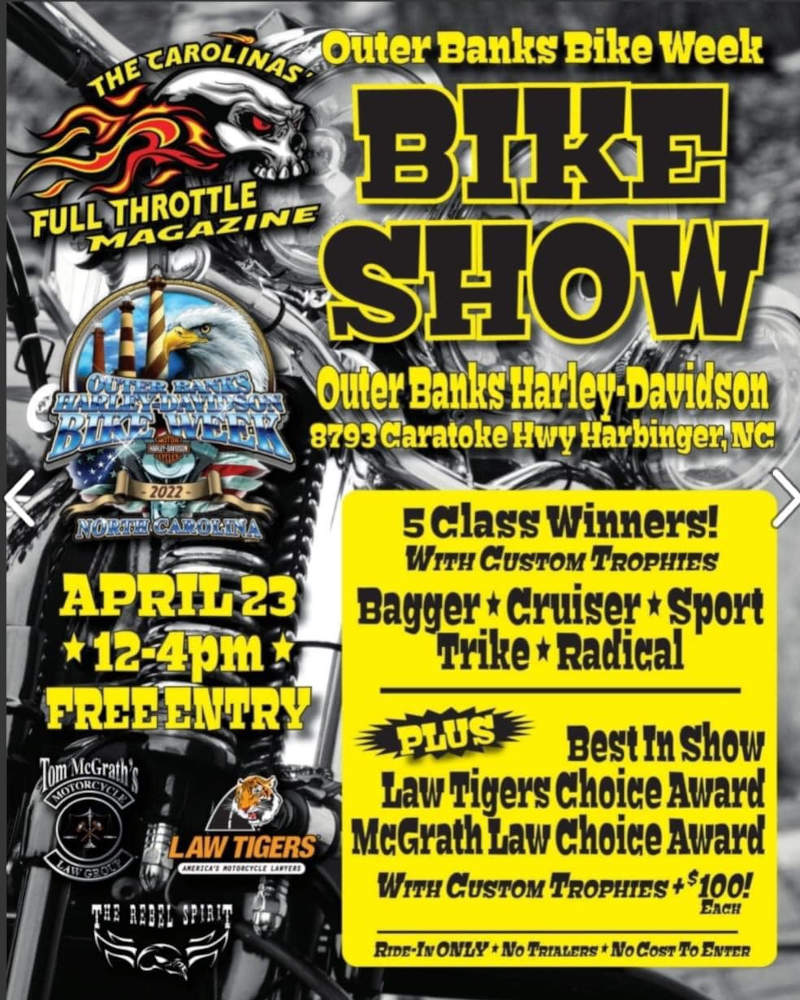 Bike Week Outer Banks HarleyDavidson® Harbinger North Carolina